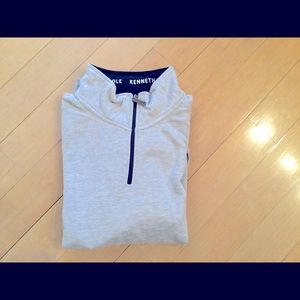 Mens zipper front sweat shirt.